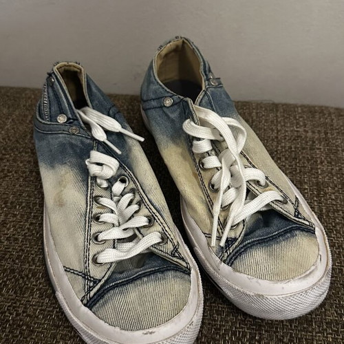 Diesel shoes used, size 37, white and blue
