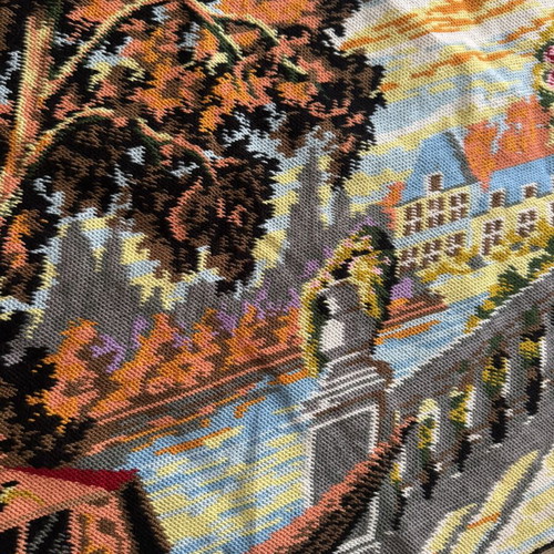 Vintage embroidery decoration 60x125 like new