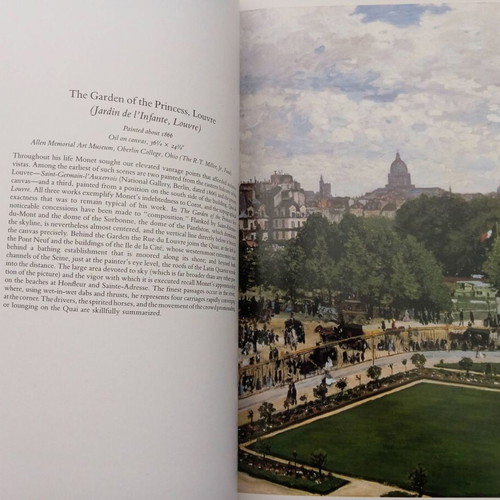 Monet 25 Masterworks art book like new, vintage edition 1982