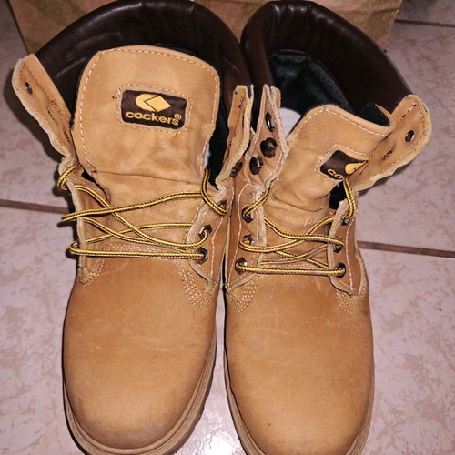 Cockers men's brown boots used, size 43