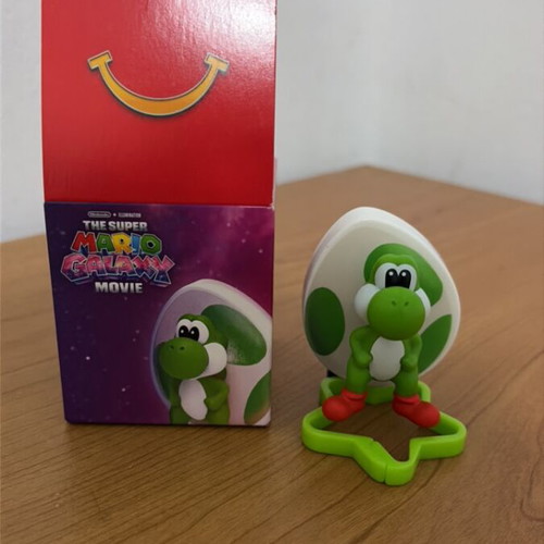 Yoshi Mcdolands toy from Super Mario Galaxy Movie new