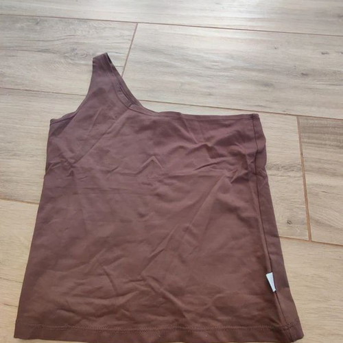 One-Shoulder Brown Women's Top like new