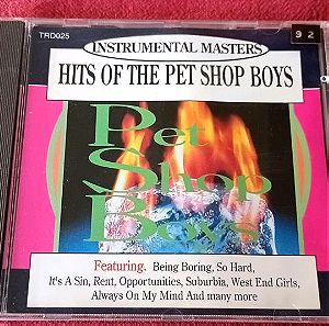 CD Instrumental Masters Hits of Pet Shop Boys