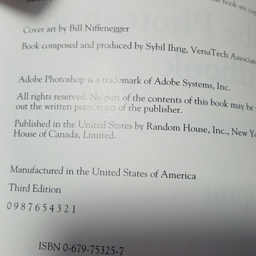 Adobe Photoshop Handbook used, edition 3, English