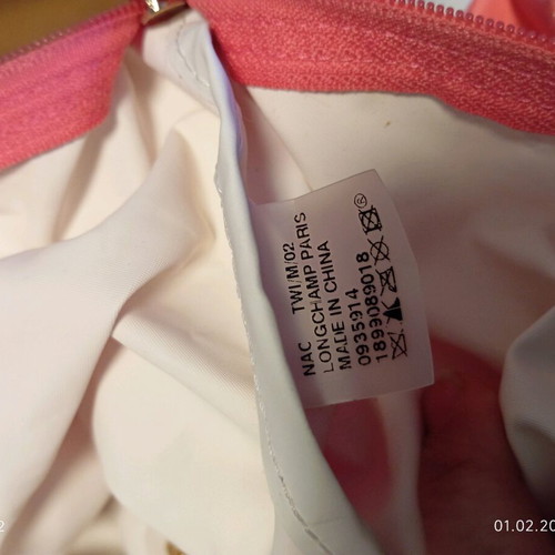 Longchamp tote bag like new, pink