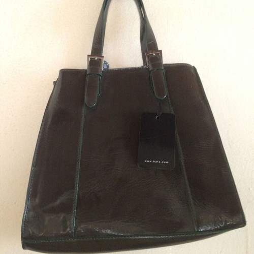 Bata Handbag new, black and green