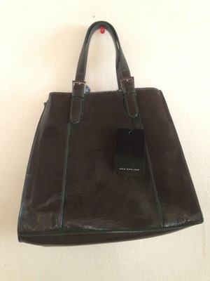 Bata Handbag new, black and green