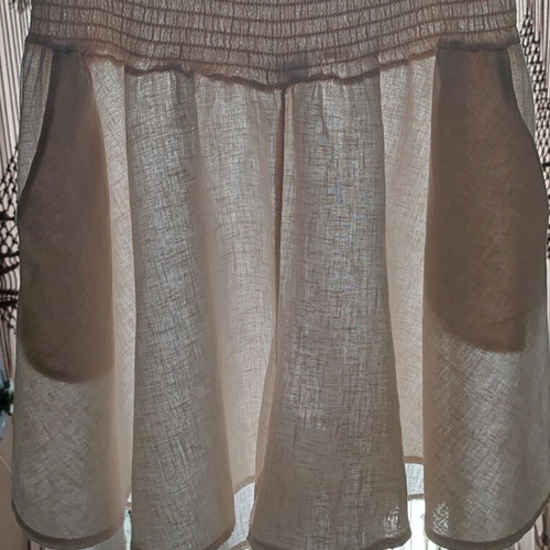 Celestino linen shorts like new, ivory, one size