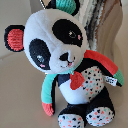Clementoni Baby Plush Panda like new with sounds for 0+ months