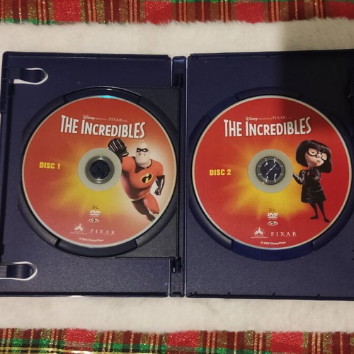 The Incredibles Disney 2-disc DVD, dubbed