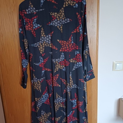 Dress new, size M, dark green with colorful stars