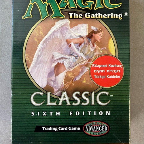 Magic The Gathering 6TH Edition 2 Player Starter Deck like new, Greek version