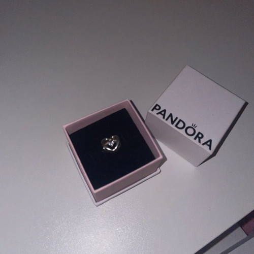 Pandora charm like new, silver with box and pouch