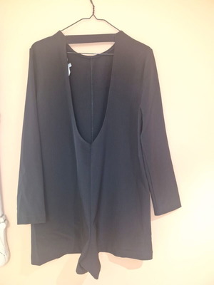 Monaco Princess one-piece shorts with open back, size S, like new, black