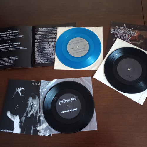 Purgatory Midnight Sun Anatomy Long Voyage Back 7" EPs used, metal