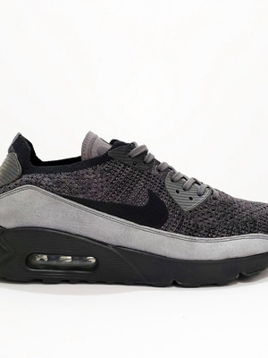 Nike Air Max 90 Ultra 2 Flyknit αθλητικά παπούτσια μεταχειρισμένα, μέγεθος 42-42.5, μαύρο και γκρι