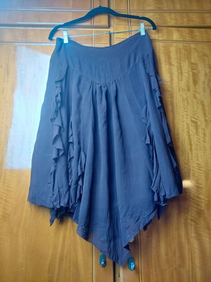 Pennyblack silk skirt bordeaux like new, size M