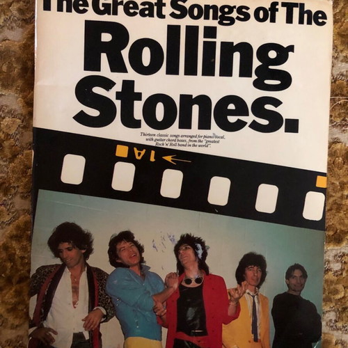 Rolling Stones 13 Selected Hits Sheet Music Book used
