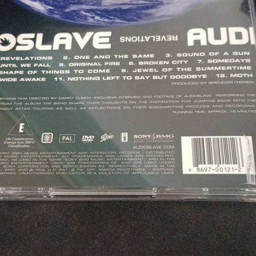 Audioslave Revelation CD+DVD like new, rock