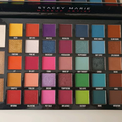 BPerfect Carnival XL pro palette Stacey Marie like new, eyeshadow and highlighter palette