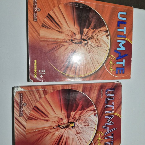 Ultimate English B1+ student's book and workbook used