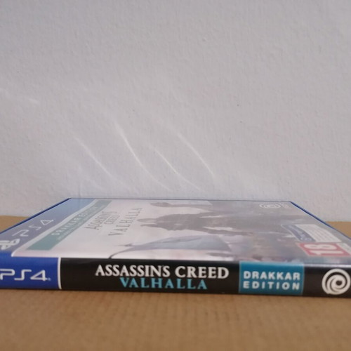Assassin's Creed Valhalla Drakkar Edition empty case for PS4, used