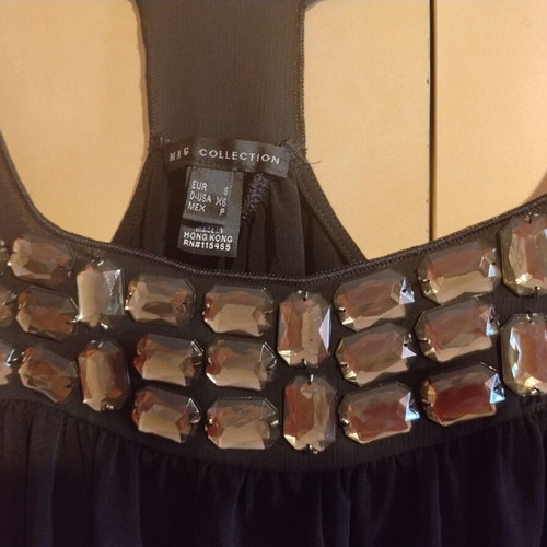 Mango backless blouse like new with beads