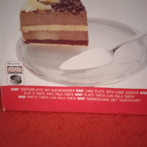 Cake platter new, elegant, in box