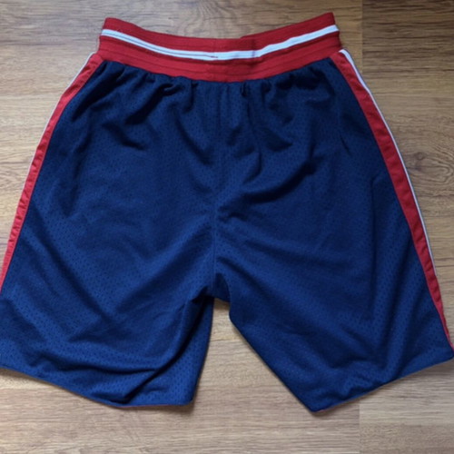 Nike reversible basketball shorts vintage Y2K, navy red, size M