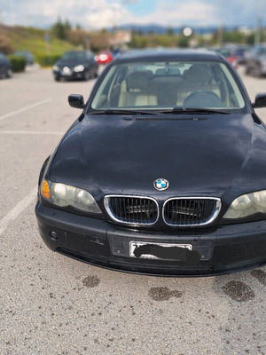 Bmw 318 2000cc face lift 2002 μεταχειρισμένο, μαύρο, χειροκίνητο