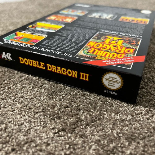 Re-pro box for Double Dragon 3 Nintendo Nes game new
