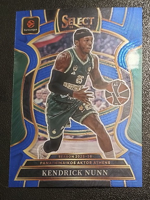 Kendrick Nunn Panathinaikos Concourse Base 2025-26 Panini Select Euroleague