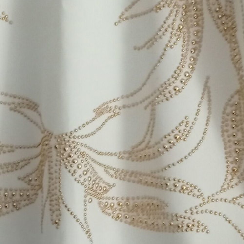 Sweewe blouse white like new with gold details size L