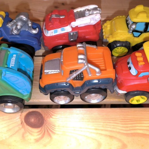 Hasbro Tonka Chunk friends αυτοκινητάκια σαν καινούργια, συλλογή 6 τεμαχίων