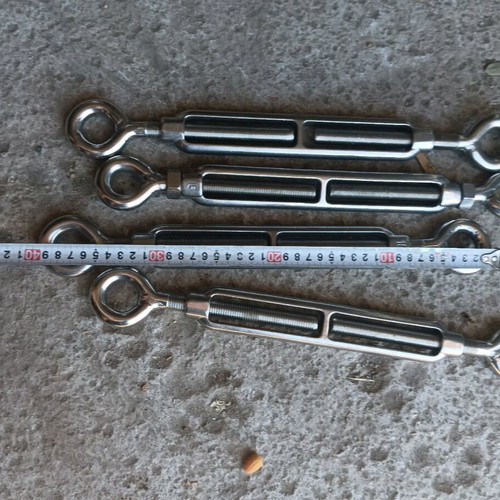 Stainless steel turnbuckles set of 4 new for all uses