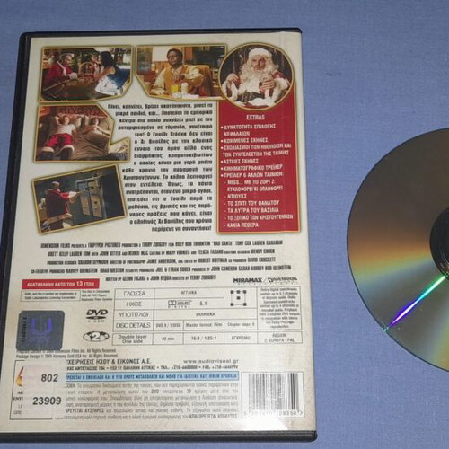 Bad Santa DVD used comedy with subtitles