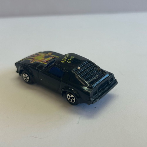 Vintage Black Datsun Wild Horse toy car used