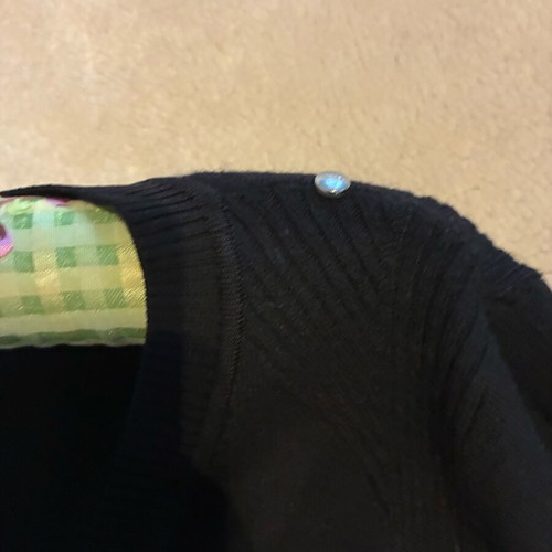 Diesel blue wool sweater like new with chains