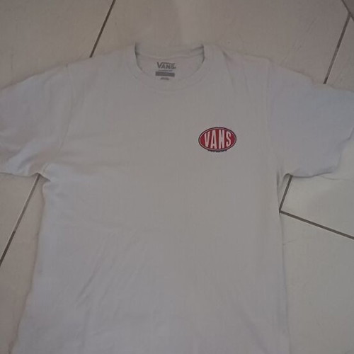 Vans T-shirt unisex white size 164 cm like new