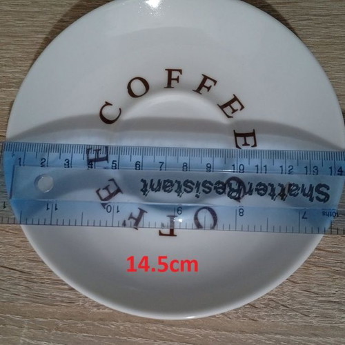 Coffee cup and saucer set 6 pieces like new