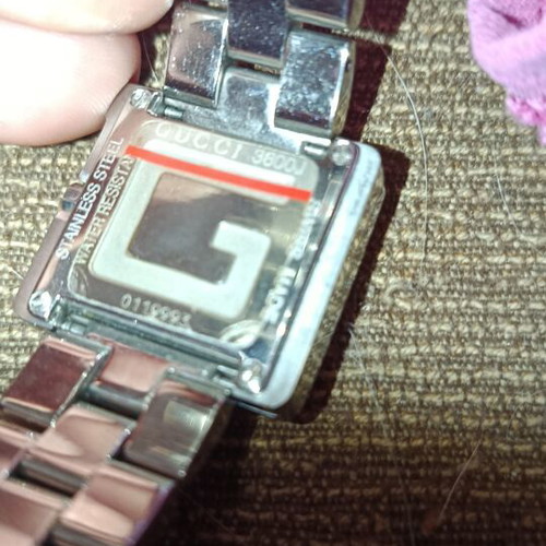 Gucci 3600J women's watch like new, black and silver
