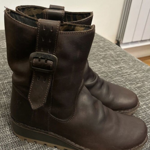 Fly London ankle boots size 39 used, black