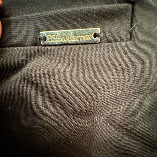 Black BSB pants like new, almost trouser style, elastic, winter