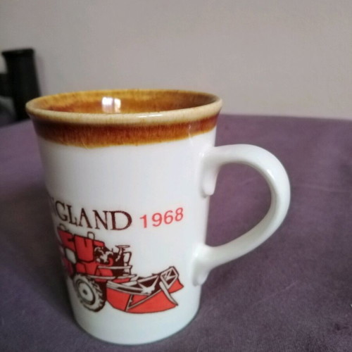 Antique set of 7 collectible ceramic mugs from England from a personal collection