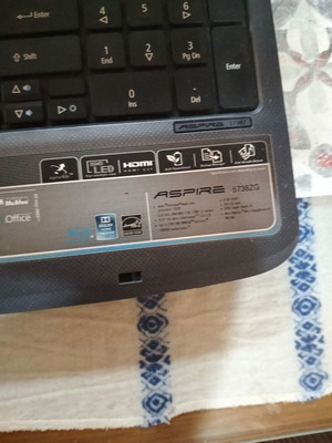 Acer Aspire 5738ZG laptop for parts without hard drive, used