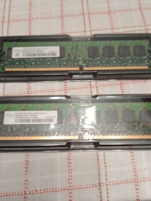 Aeneon 512MB 1Rx8 PC2-4200U RAM used