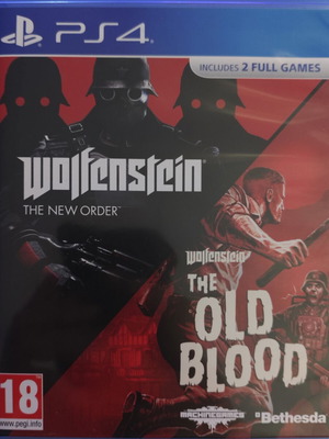 Wolfenstein The New Order & The Old Blood PS4 game like new