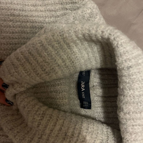 Zara sweater thick used, oversize, gray, size M