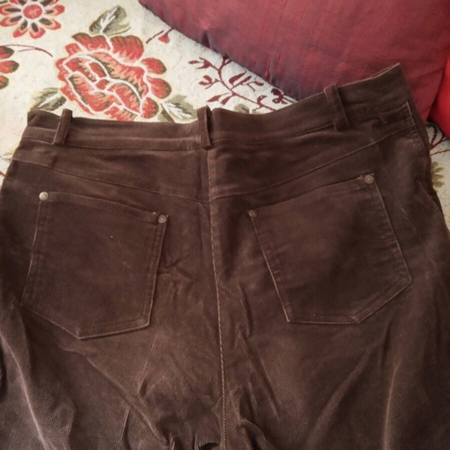 Corduroy suit brown used, size extra large