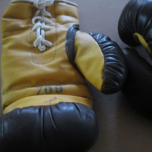 Children's boxing gloves used, 6 oz